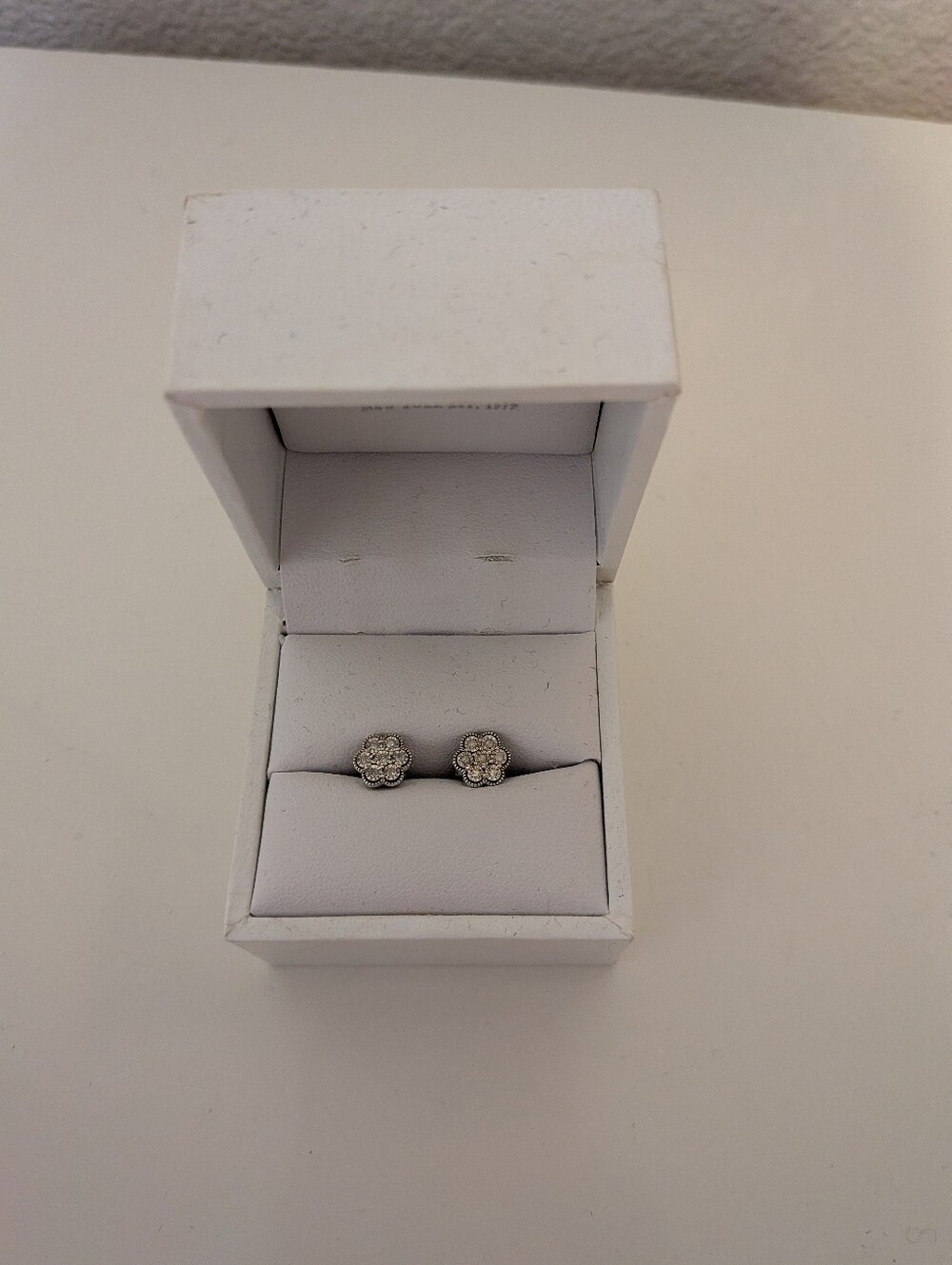 Effy Sterling And Diamond Small Flower Cluster Earrings
